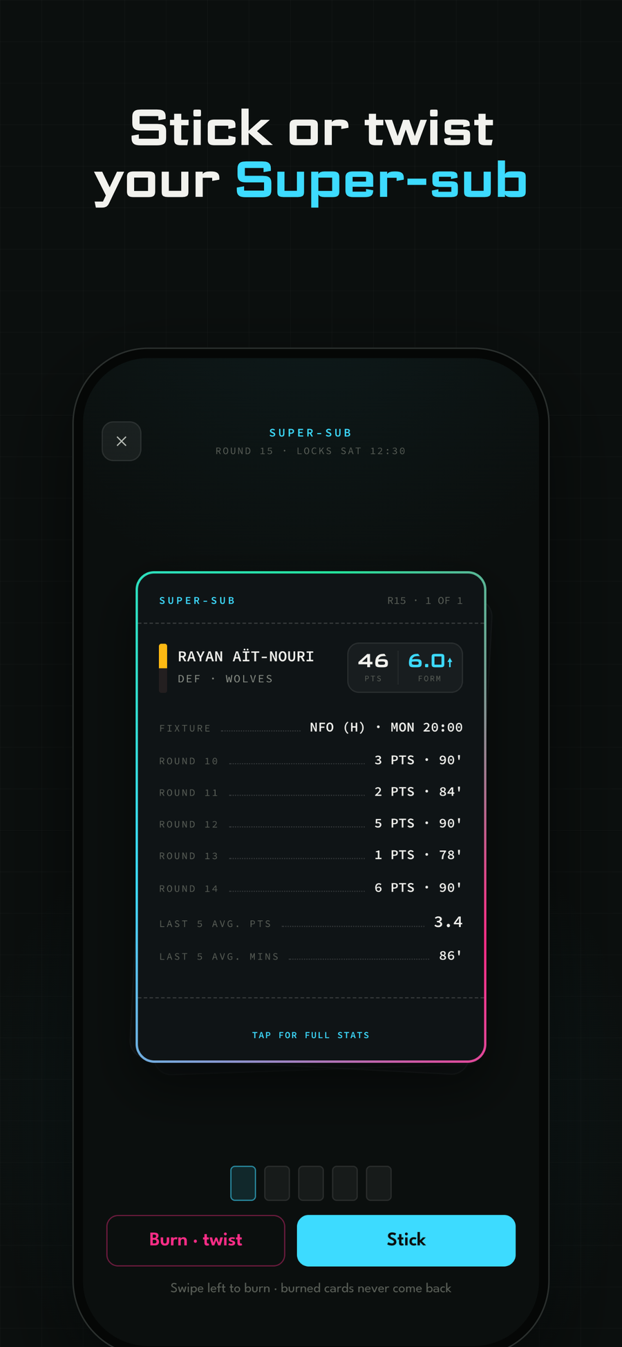 Super-Sub screen